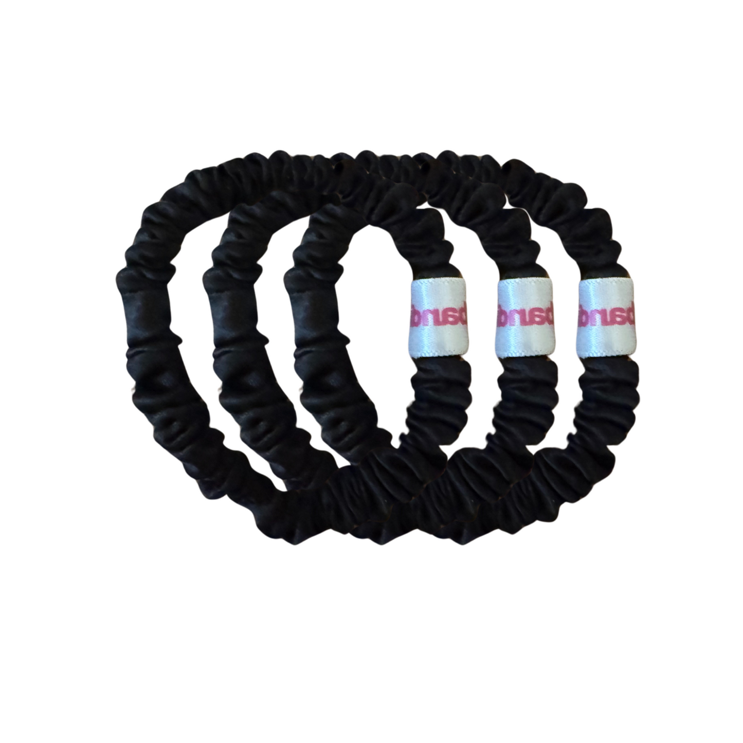 100% Silk hair bandi - Small in Black
