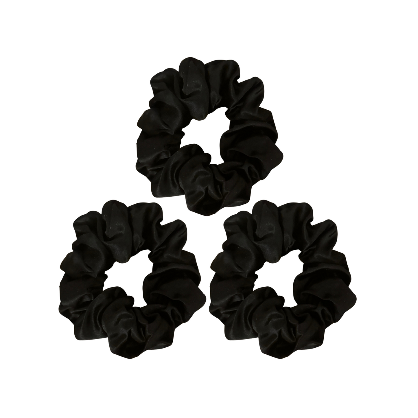 100% Silk hair bandi - Large in Black