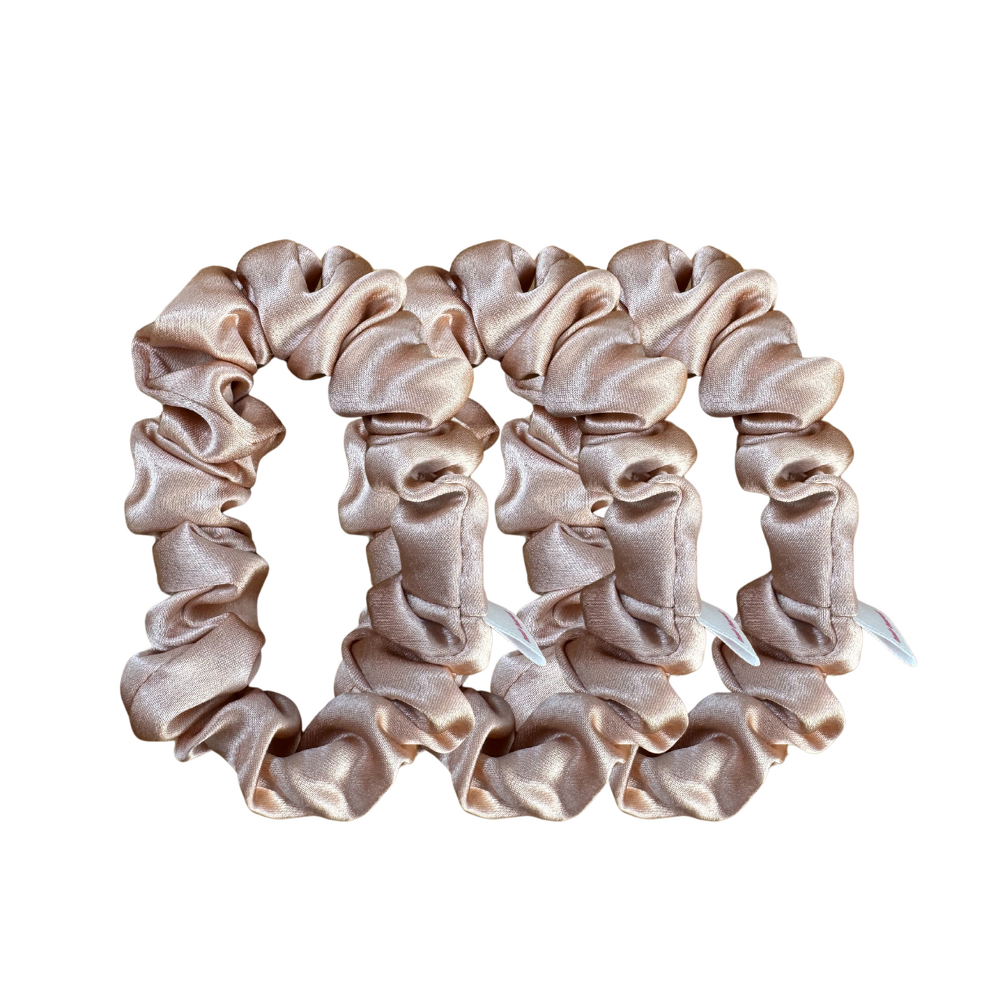 100% Silk hair bandi - Medium in Rose Gold